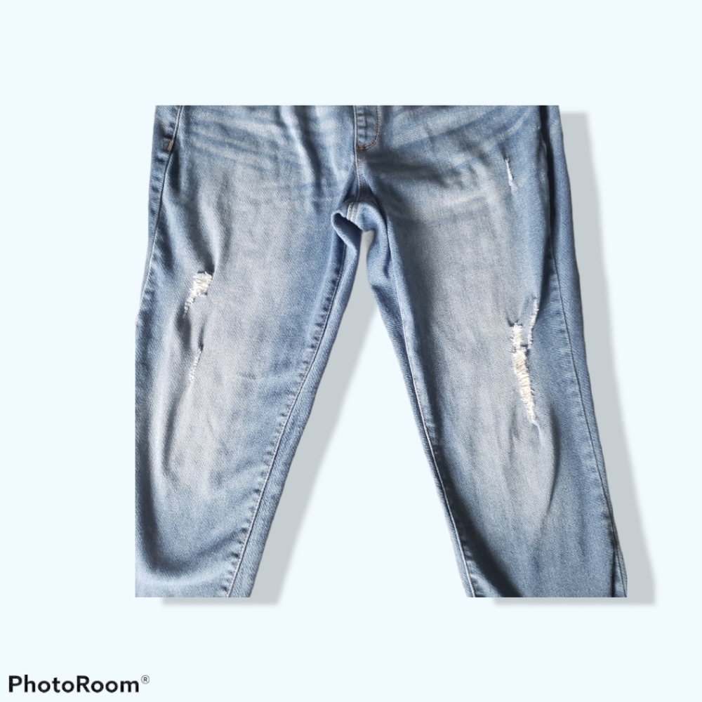 Maternity legging jean cropped capri pants 16 - Picture 3 of 4